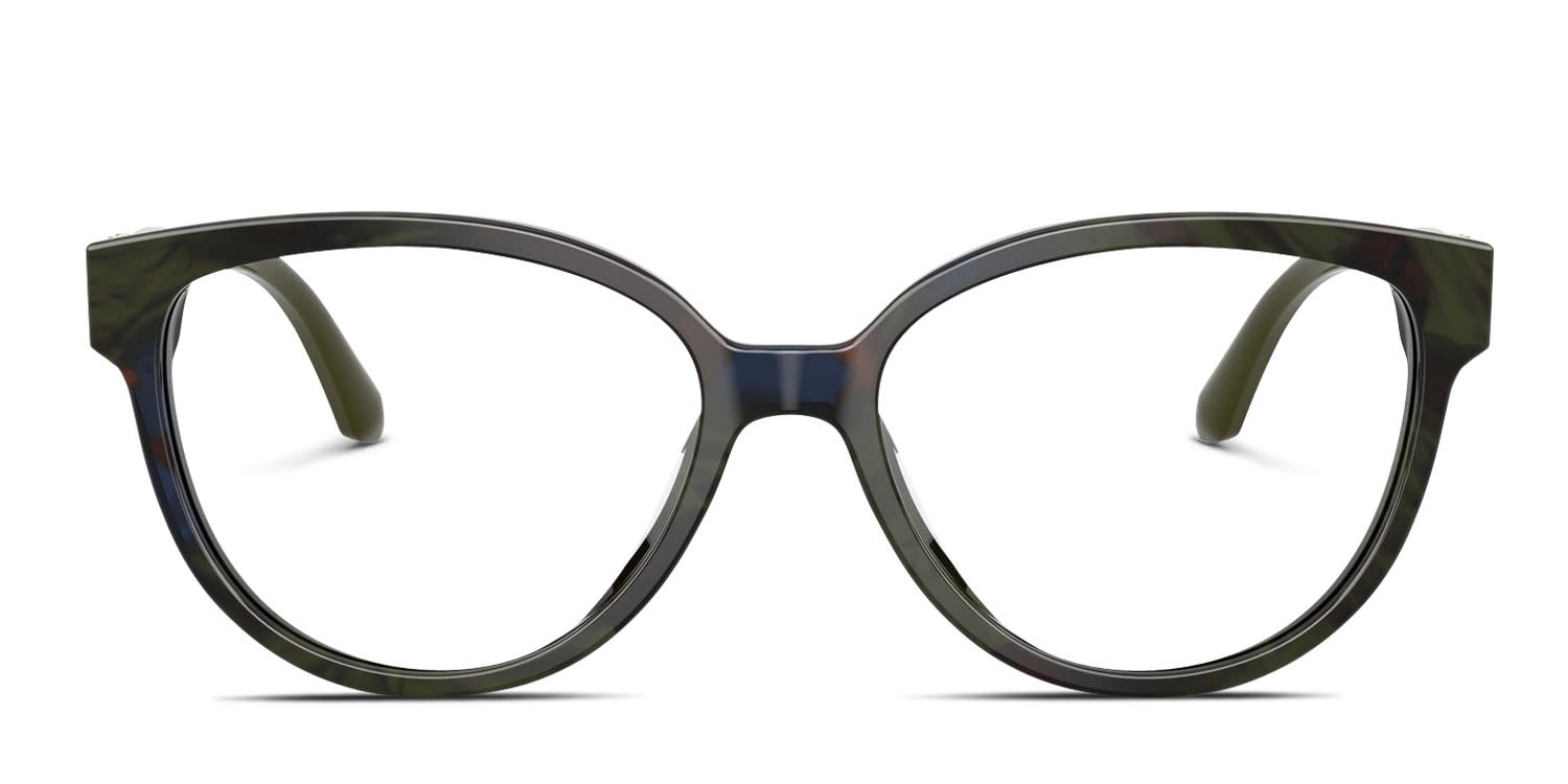 Michael Kors x GlassesUSA MK4202U Half Moon Bay Green glasses - Green - Frontal View