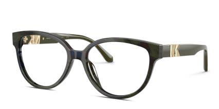 Michael Kors x GlassesUSA MK4202U Half Moon Bay Green glasses - Green - Angle View