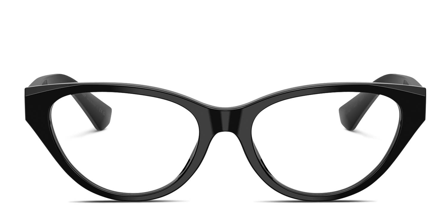Burberry BE2467 Black glasses - Black - Frontal View