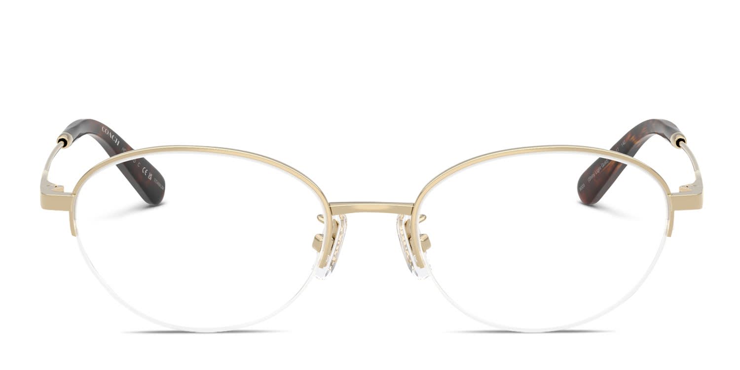 Coach HC5212TD Gold glasses - Gold - Frontal View