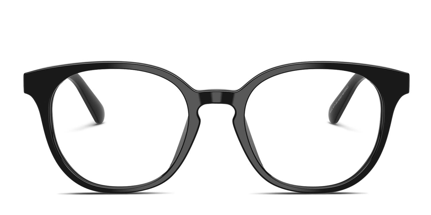Coach HC6301U Black glasses - Black - Frontal View