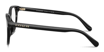 Coach HC6301U Black glasses - Black - Side View