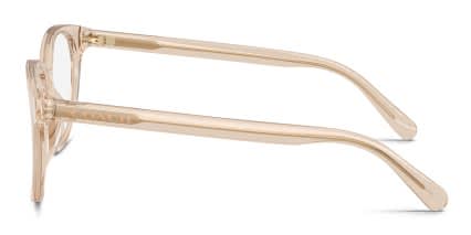 Coach HC6301U Clear, Beige glasses - Clear / Beige - Side View