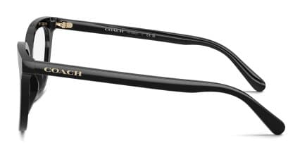 Coach HC6302U Black glasses - Black - Side View