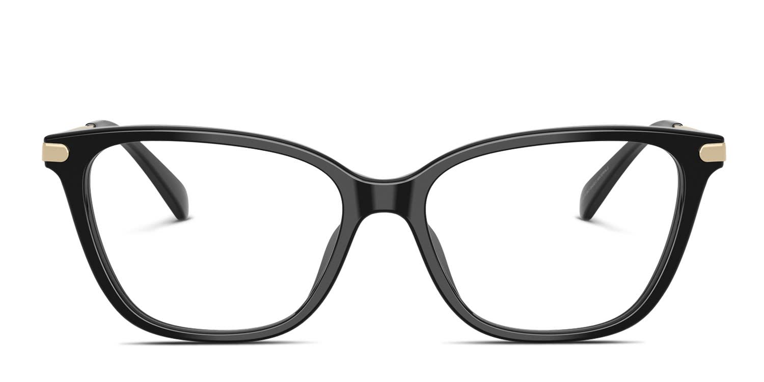Coach HC6303U Black glasses - Black - Frontal View