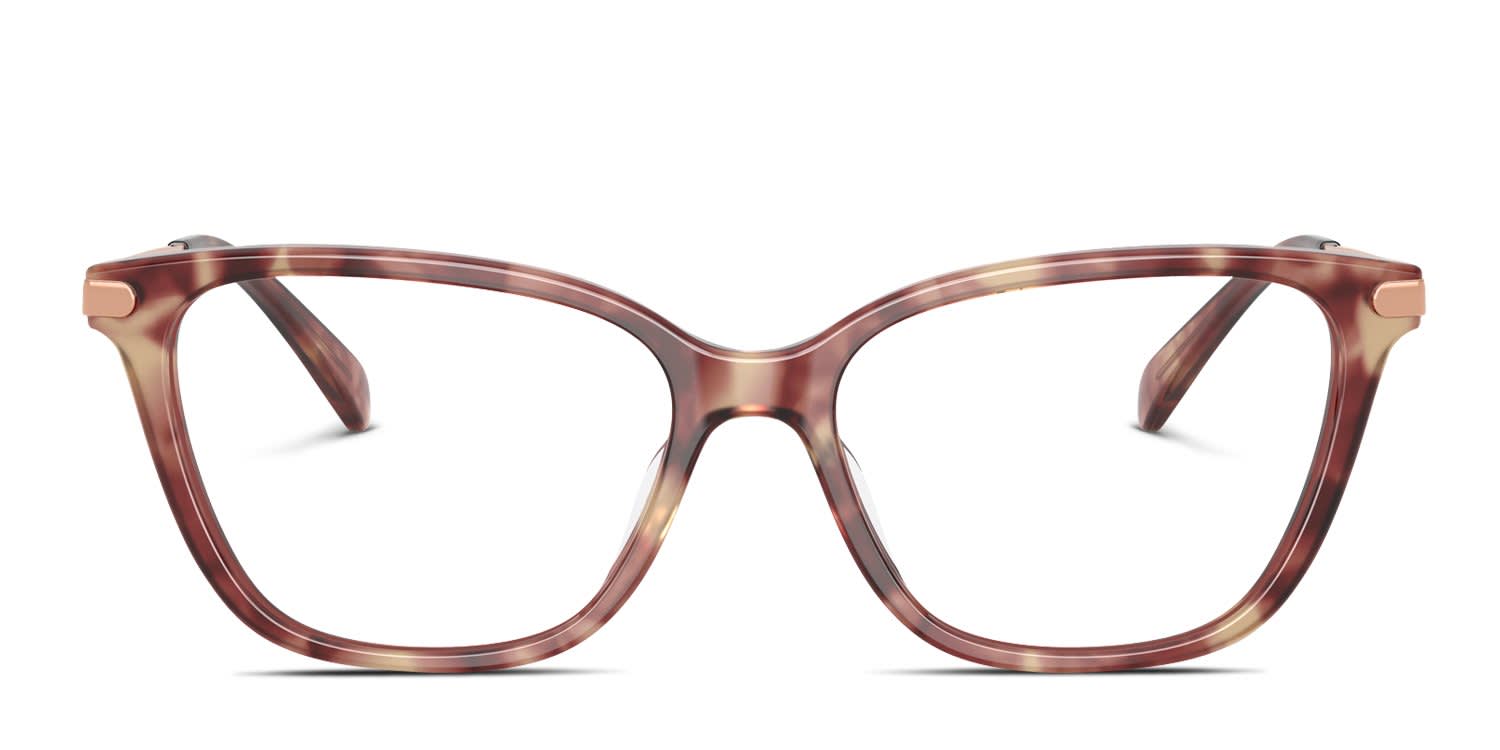 Coach HC6303U Purple, Tortoise glasses - Purple / Tortoise - Frontal View