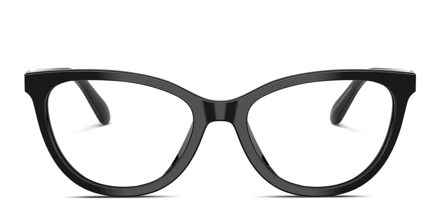 Coach HC6304U Black glasses - Black - Frontal View