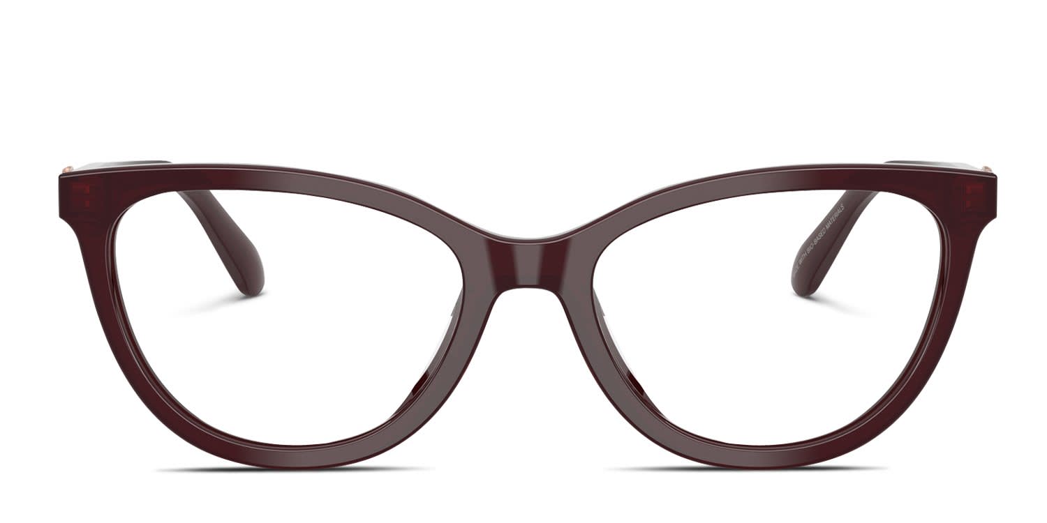 Coach HC6304U Clear, Red glasses - Clear / Red - Frontal View