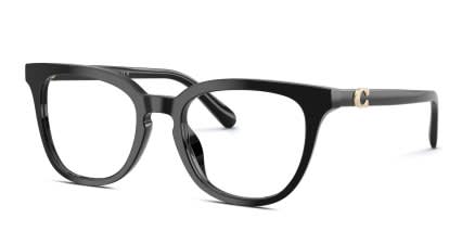 Coach HC6305U Black glasses - Black - Angle View