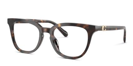 Coach HC6305U Tortoise glasses - Tortoise - Angle View