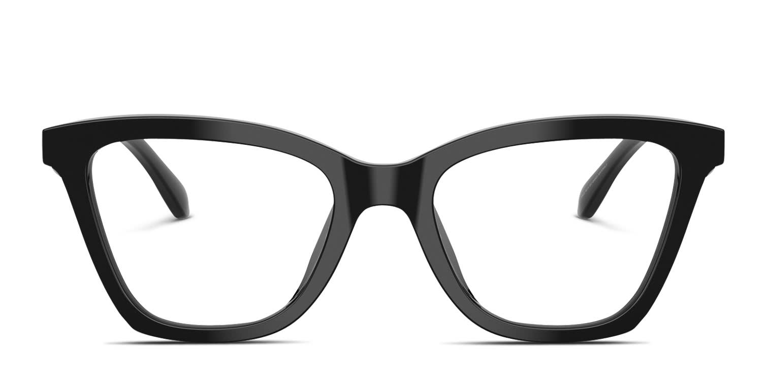 Coach HC6306U Black glasses - Black - Frontal View