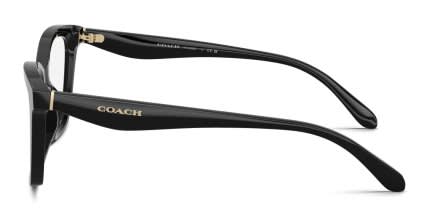 Coach HC6306U Black glasses - Black - Side View