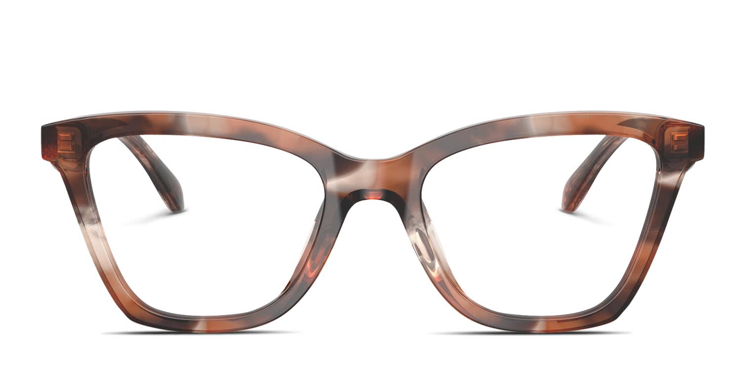 Coach HC6306U Brown glasses - Brown - Frontal View