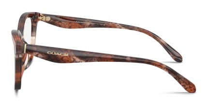 Coach HC6306U Brown glasses - Brown - Side View