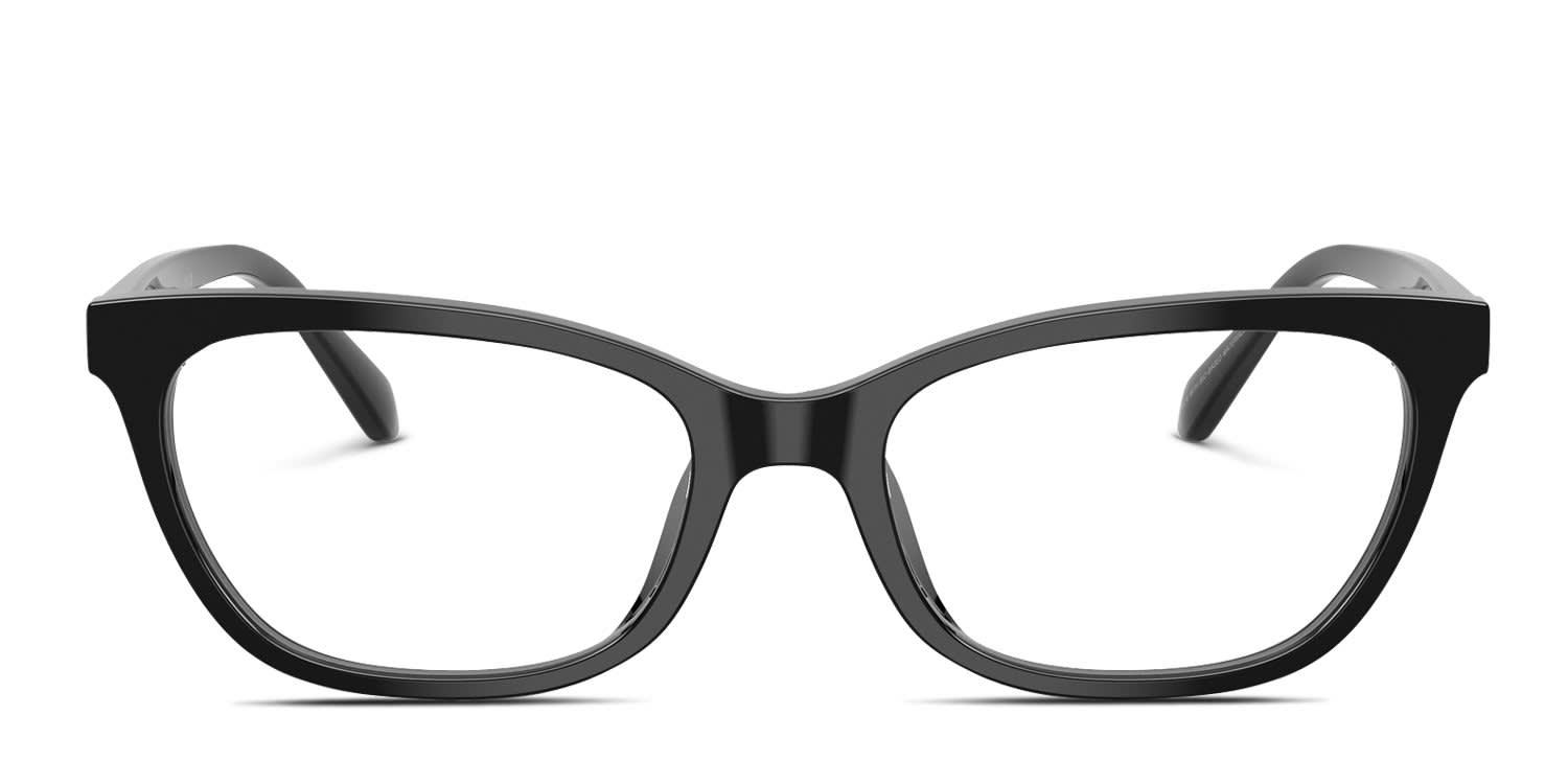 Coach HC6307U Black glasses - Black - Frontal View