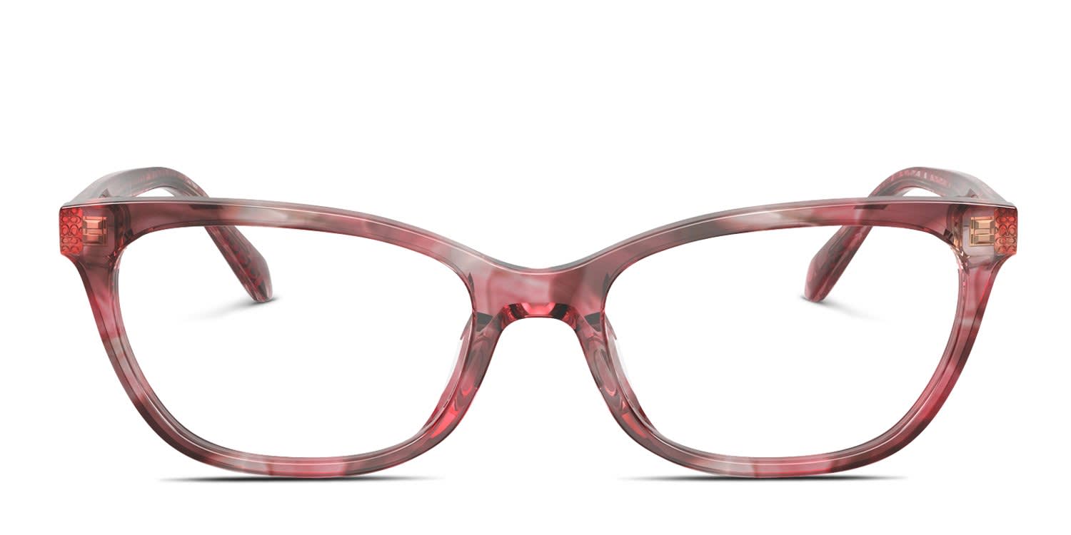 Coach HC6307U Pink glasses - Pink - Frontal View