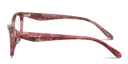 Coach HC6307U Pink glasses - Pink - Side View