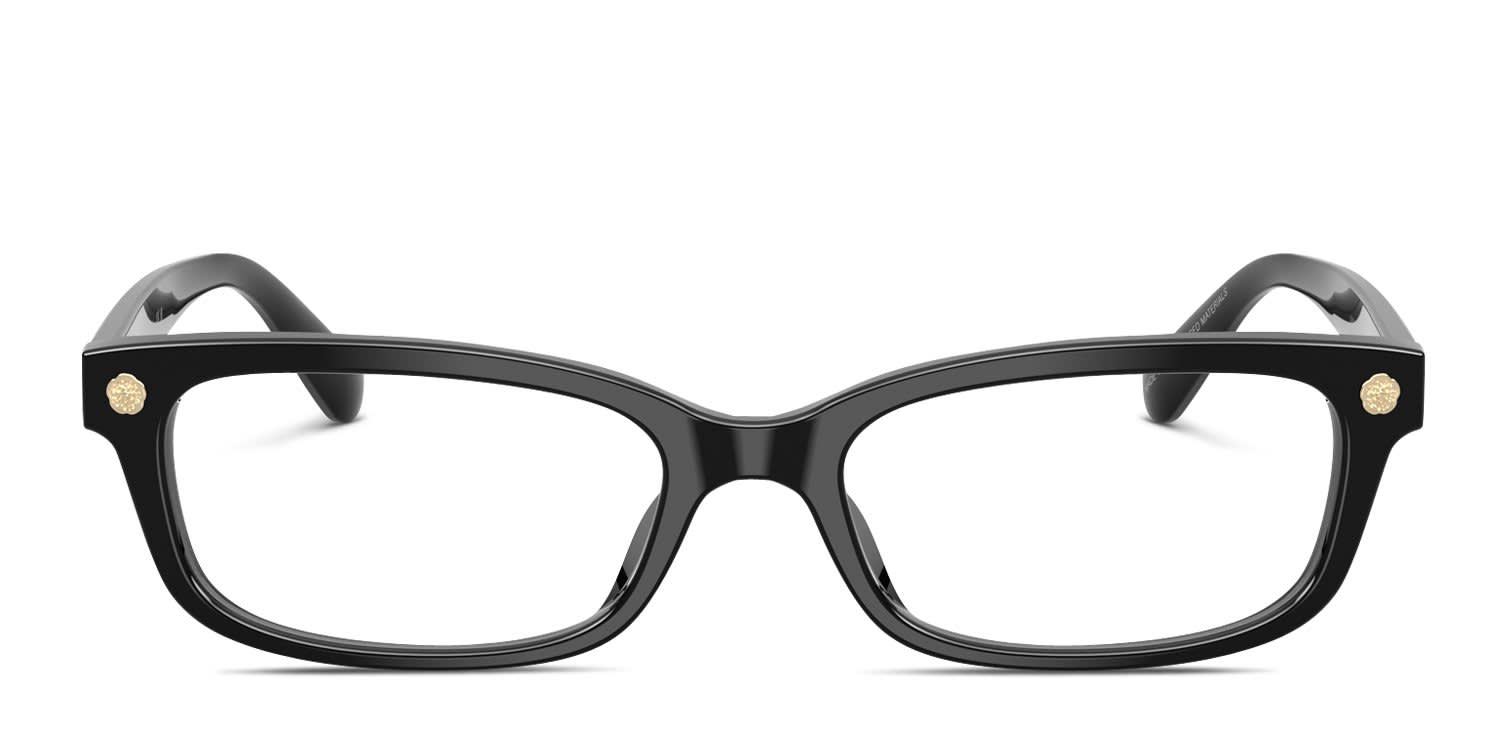 Coach HC6308U Black glasses - Black - Frontal View