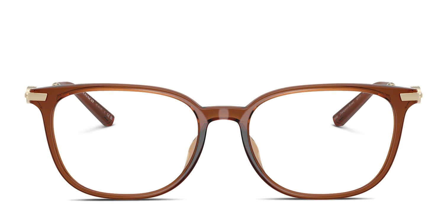 Coach HC6312D Brown glasses - Brown - Frontal View