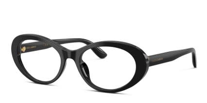 Dolce & Gabbana DG3450 Black glasses - Black - Angle View