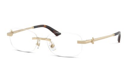 Jimmy Choo JC2025BD Gold glasses - Gold - Angle View
