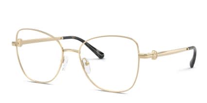 Michael Kors MK3108 Zakynthos Gold glasses - Gold - Angle View