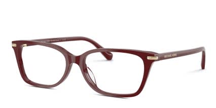 Michael Kors MK4196U Chennai Red glasses - Red - Angle View