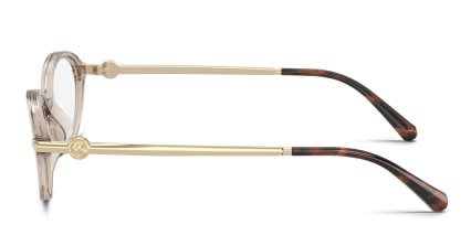 Michael Kors MK4199U Kensington Beige, Clear glasses - Beige / Clear - Side View