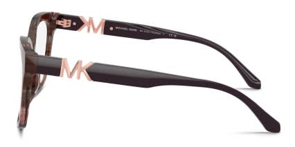 Michael Kors MK4203U Topanga Pink, Gray, Tortoise glasses - Pink / Gray / Tortoise - Side View