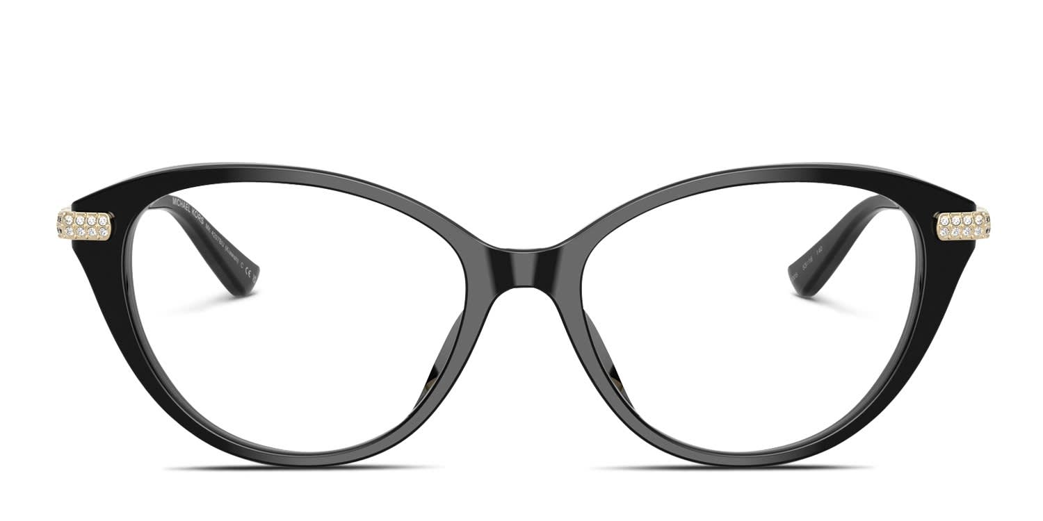 Michael Kors MK4207BU Kiawah Black glasses - Black - Frontal View