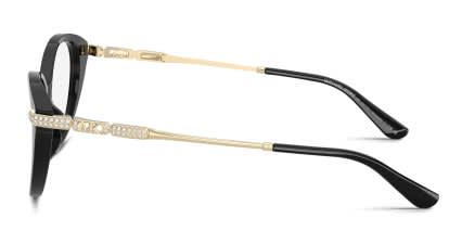 Michael Kors MK4207BU Kiawah Black glasses - Black - Side View