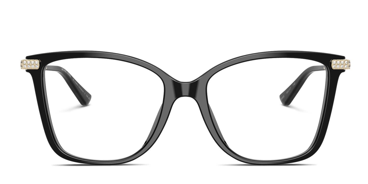 Michael Kors MK4208BU Zaragoza Black glasses - Black - Frontal View