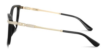 Michael Kors MK4208BU Zaragoza Black glasses - Black - Side View