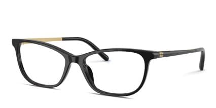 Miu Miu MU09ZV Black glasses - Black - Angle View