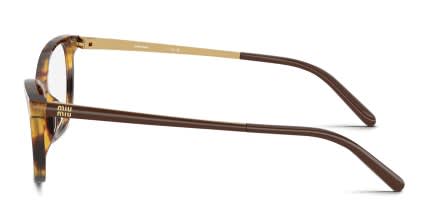Miu Miu MU09ZV Bronze, Tortoise glasses - Bronze / Tortoise - Side View