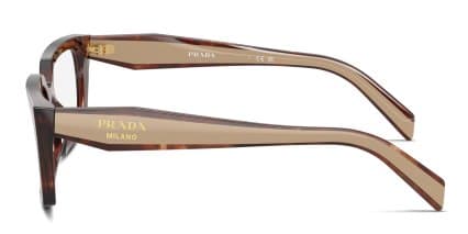 Prada PR D05V Gold, Tortoise glasses - Gold / Tortoise - Side View