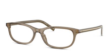 Prada PRD15VU Clear, Brown glasses - Clear / Brown - Angle View