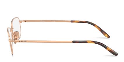 Prada PRD56V Gold glasses - Gold - Side View