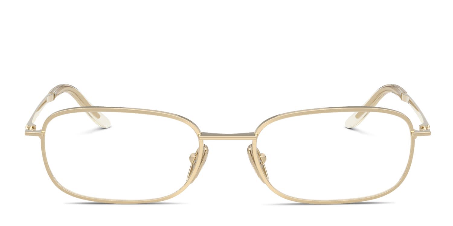 Prada PRD56V Gold glasses - Gold - Frontal View
