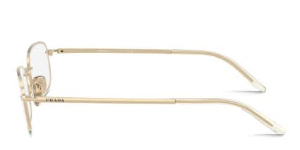 Prada PRD56V Gold glasses - Gold - Side View