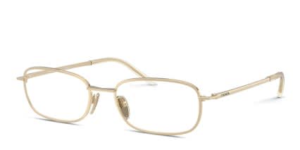 Prada PRD56V Gold glasses - Gold - Angle View