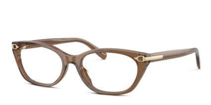 Ralph Lauren RL6268U Clear, Gray, Brown glasses - Clear / Gray / Brown - Angle View