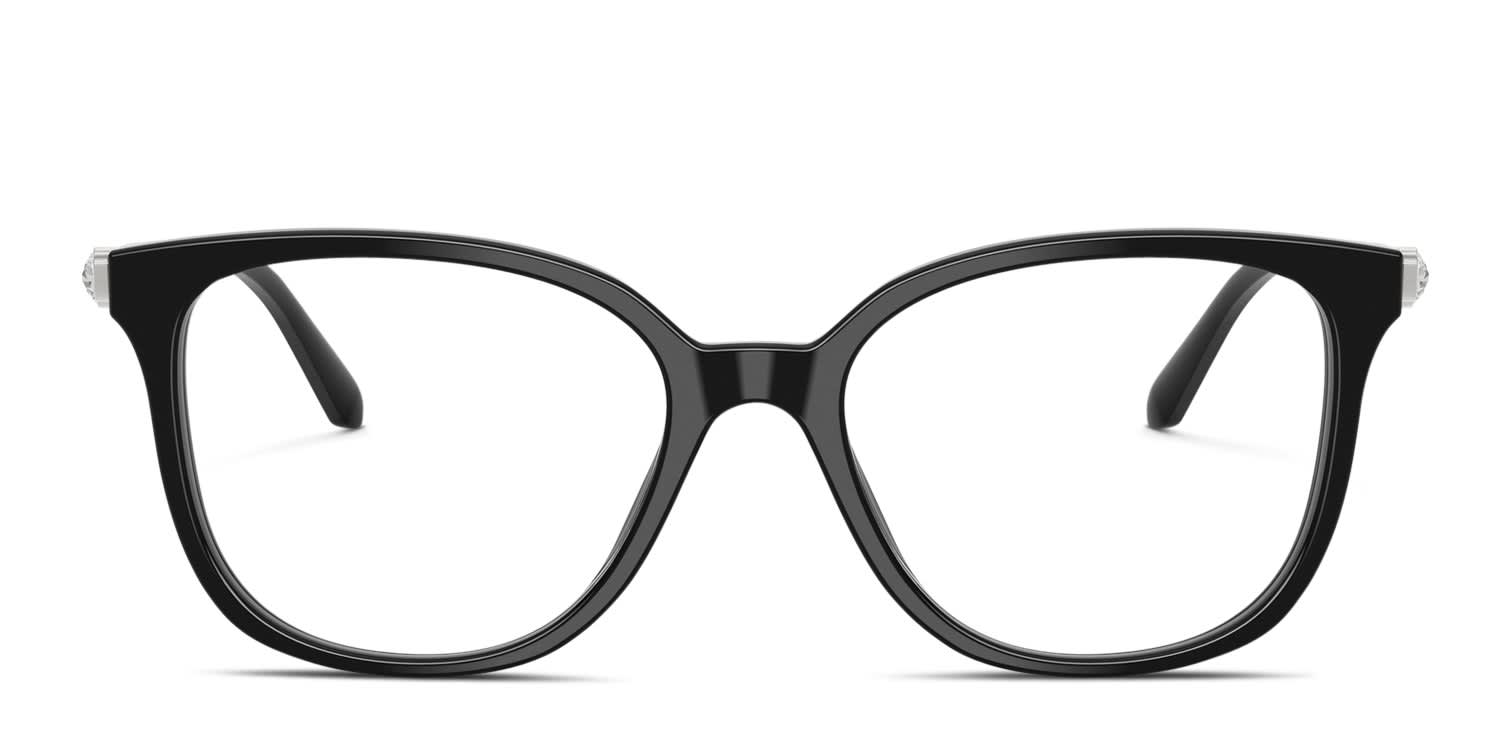 Swarovski SK2069 Black glasses - Black - Frontal View
