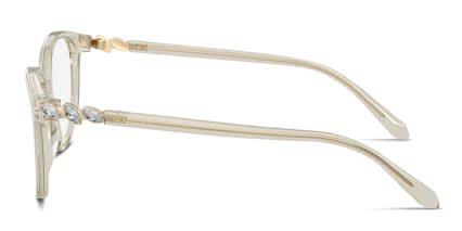 Swarovski SK2070 Clear, Beige glasses - Clear / Beige - Side View
