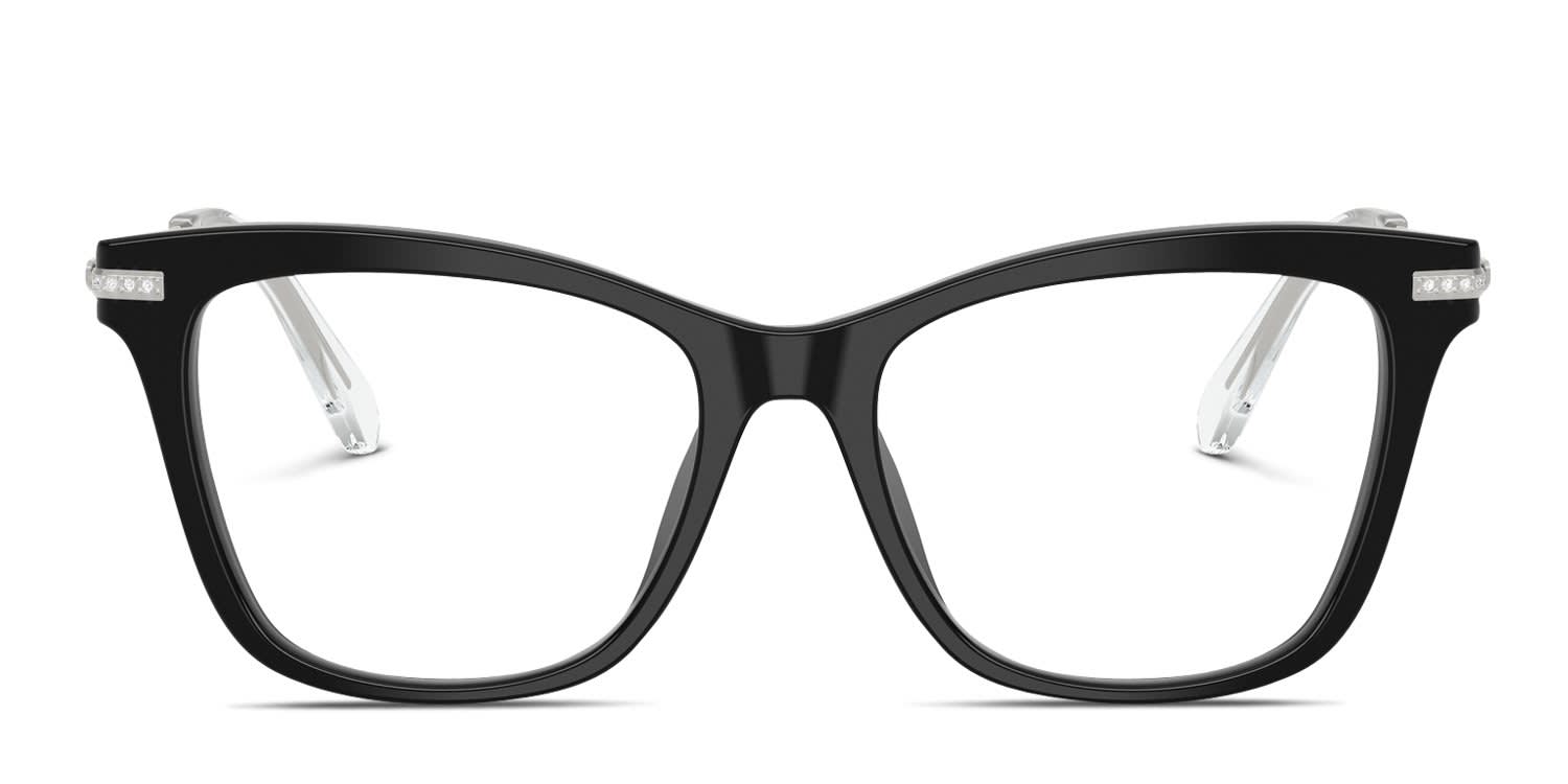 Swarovski SK2071U Black glasses - Black - Frontal View
