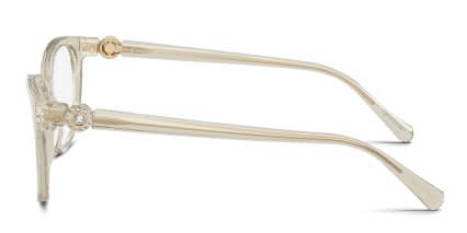 Swarovski SK2073 Clear, Beige glasses - Clear / Beige - Side View