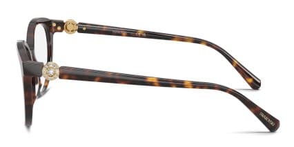 Swarovski SK2078 Tortoise glasses - Tortoise - Side View