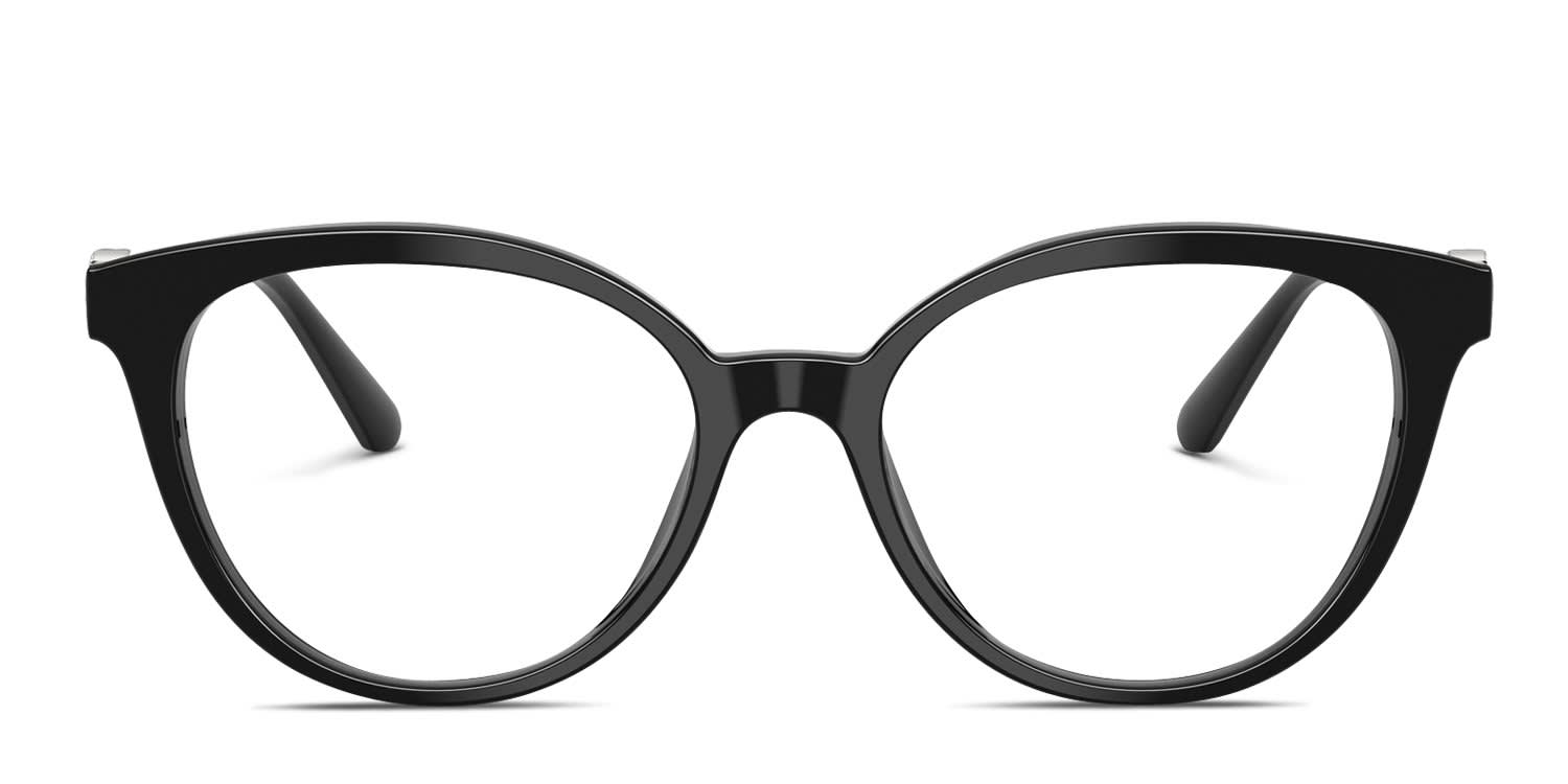 Swarovski SK2078 Black glasses - Black - Frontal View