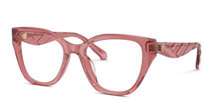 Tory Burch TY2174U Pink glasses - Pink - Angle View