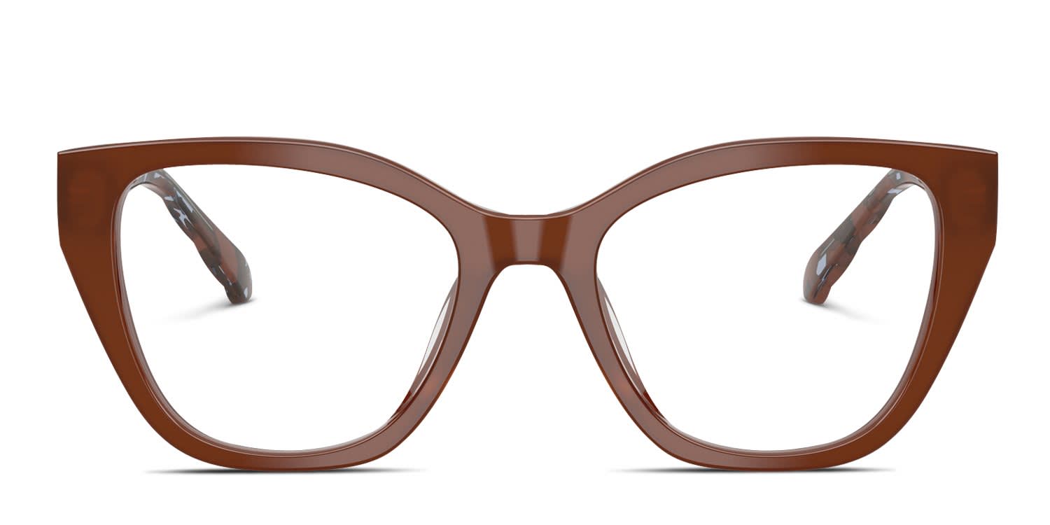 Tory Burch TY2174U Brown glasses - Brown - Frontal View